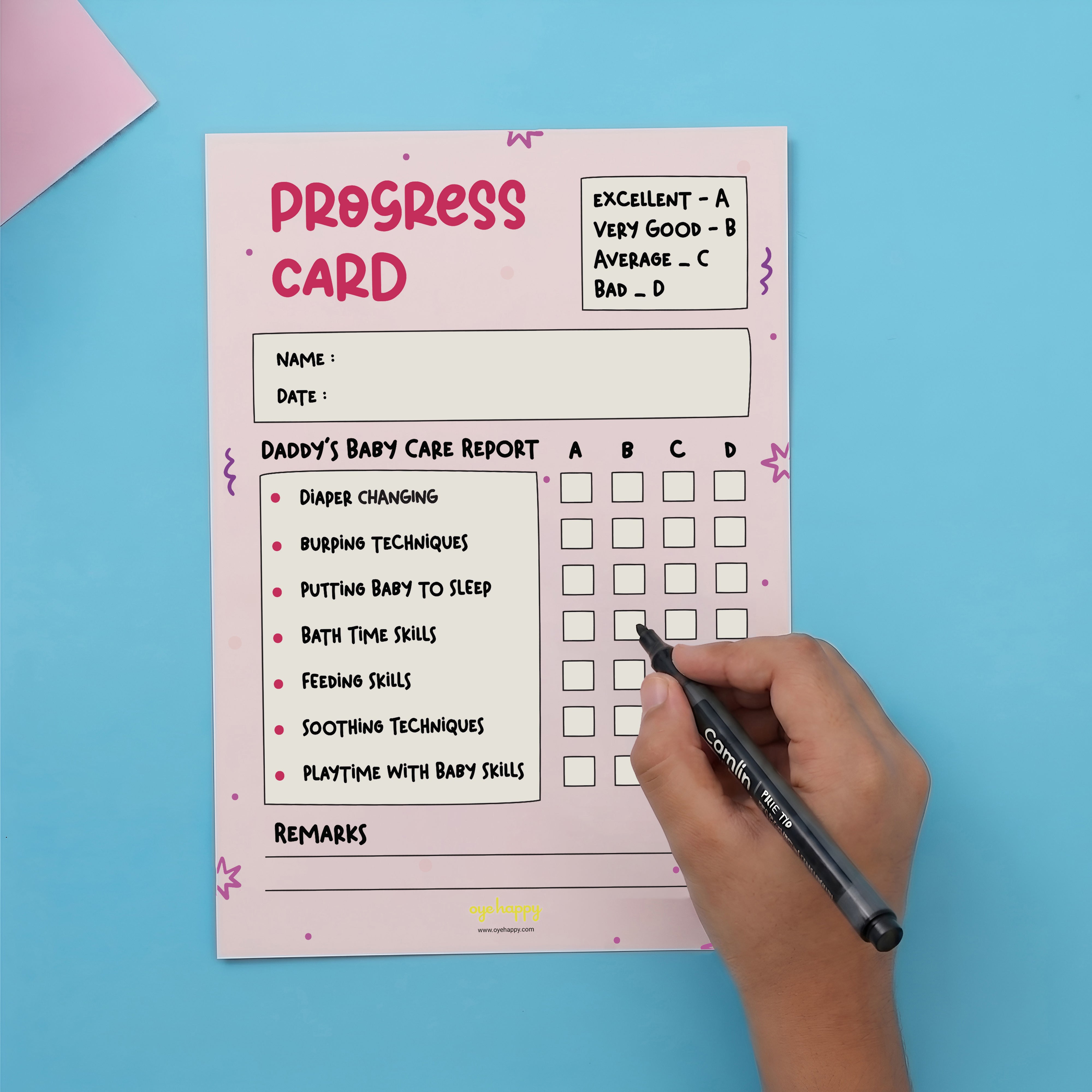 Report Card for New Dads