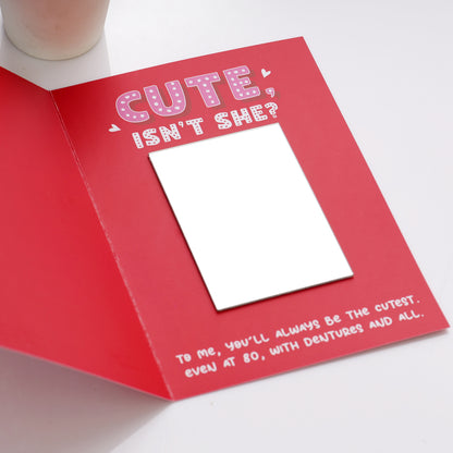 Future Wife Mirror Card