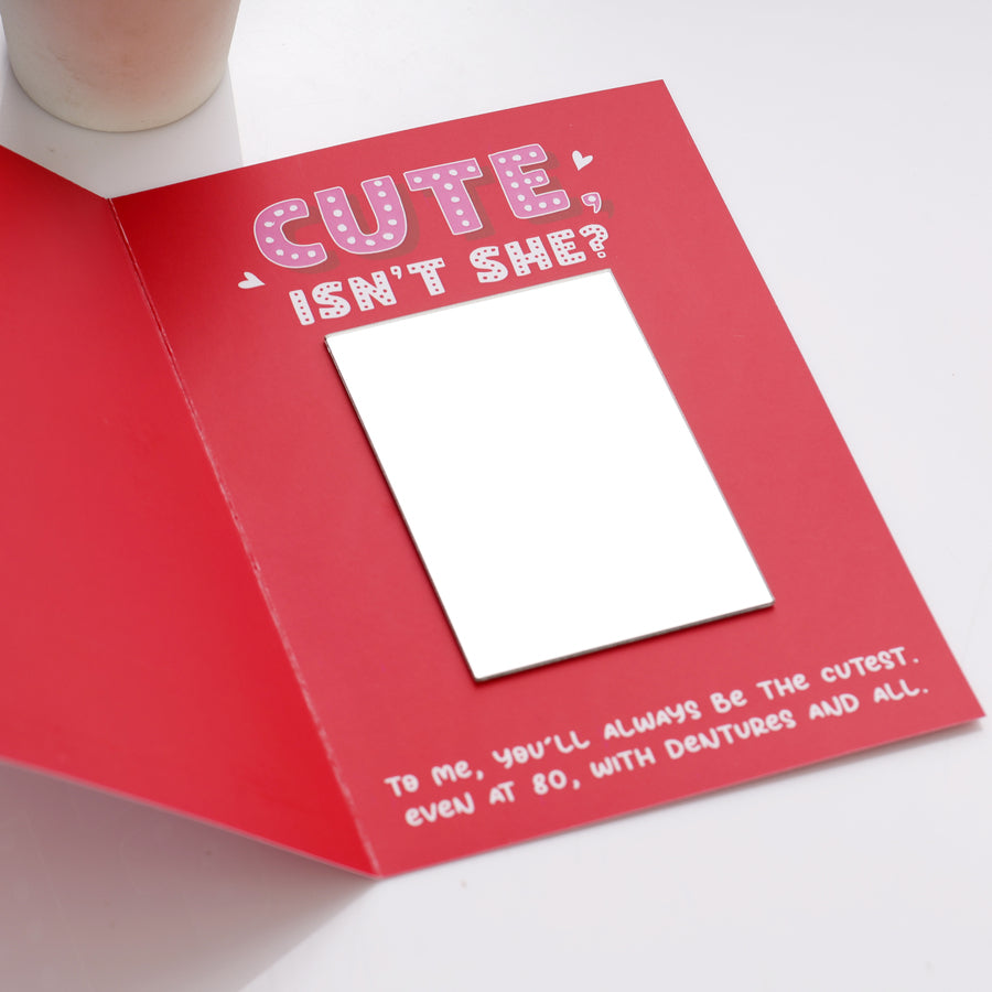 Future Wife Mirror Card