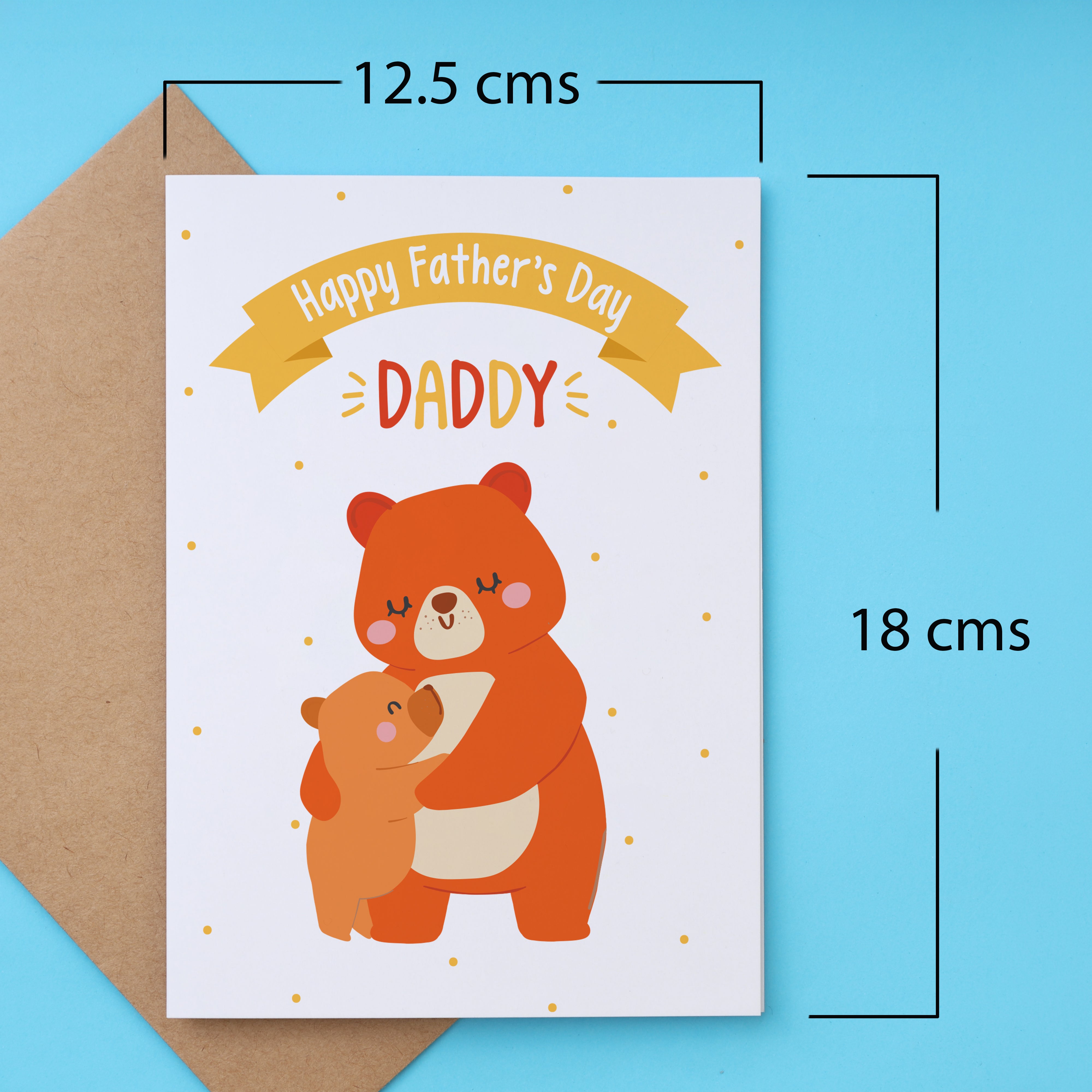 Father's Day Teddy Bear Card