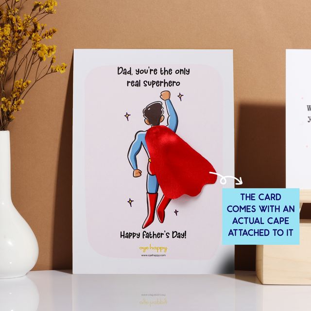 Superdad Cape Card - Father's Day Edition