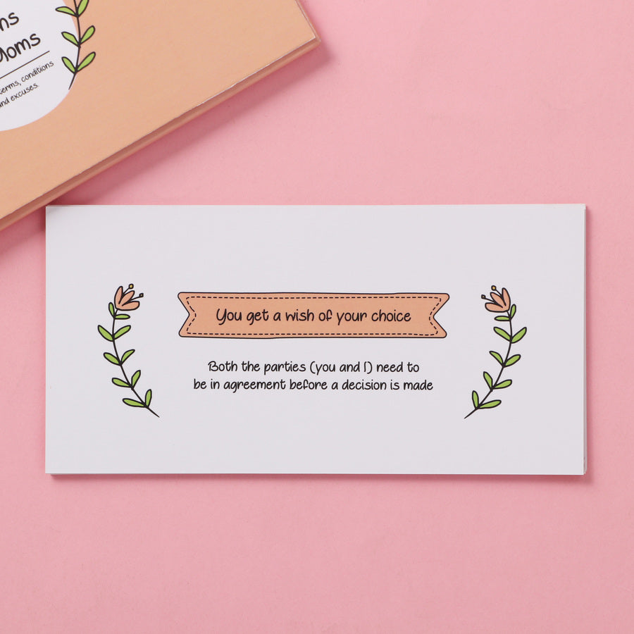 Redeemable Coupons for Mom