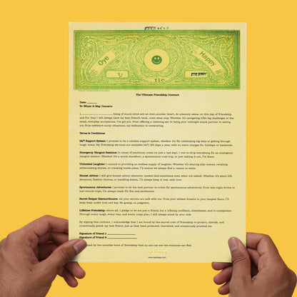 Friendship Day Contract