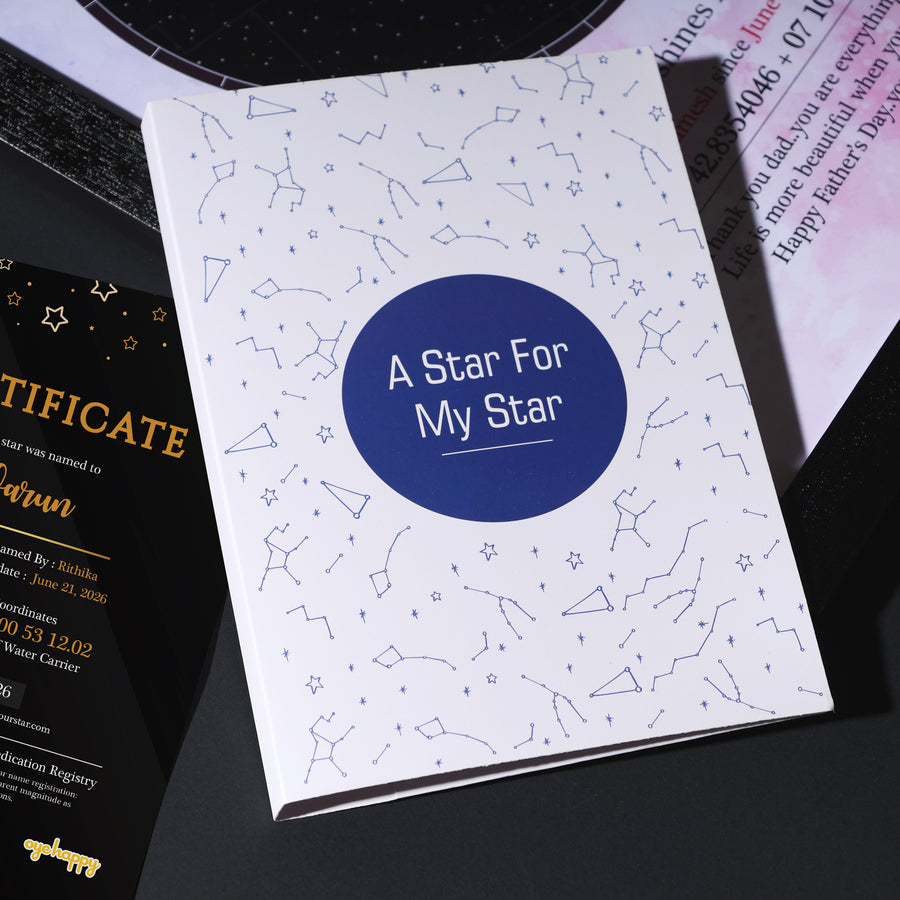 Star For Dad  - A3 (29.72 x 41.91 cm)