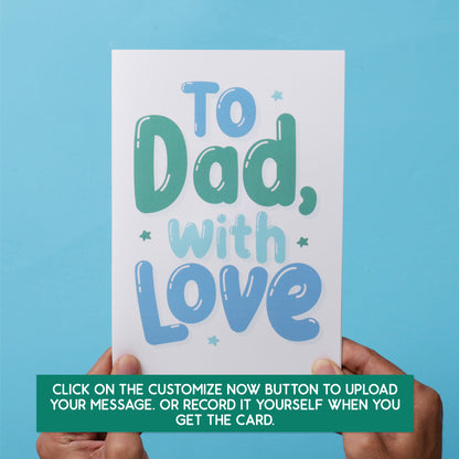 Re-recordable Audio Card for Dad