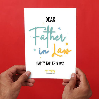 Father-in-Law Card - Father's Day Edition