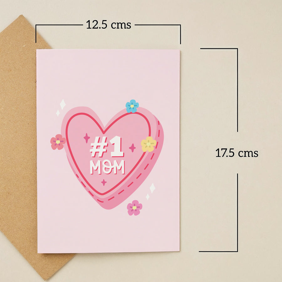 #1 Mom Card