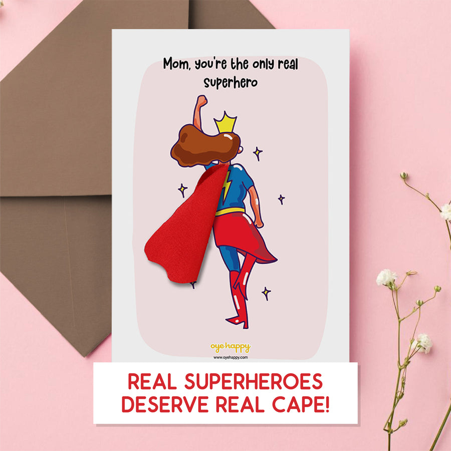 Supermom Cape Card
