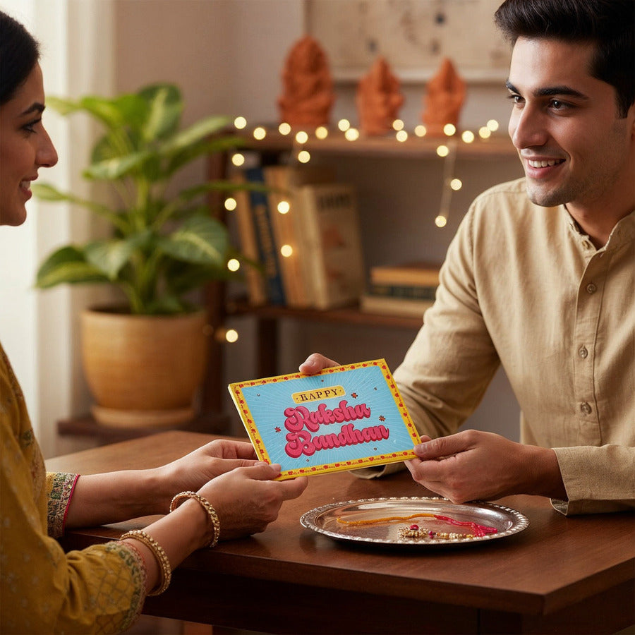 Hug Card Rakhi