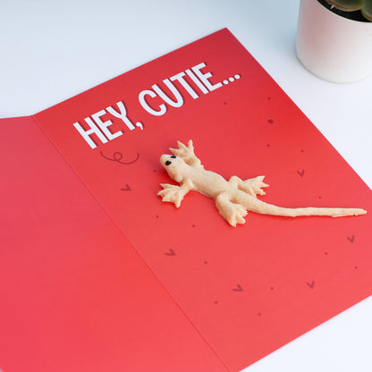 Prank Lizard Card