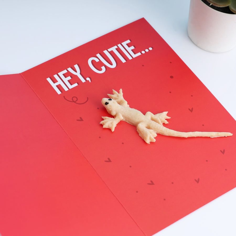 Prank Lizard Card