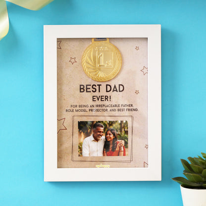 Best Dad Custom Medal Frame