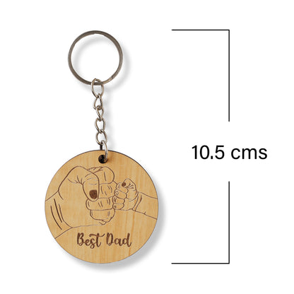 Best Dad Keychain