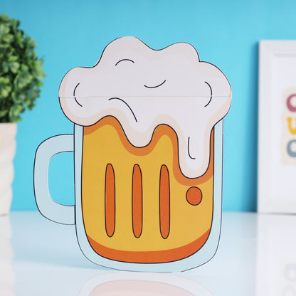 Pull Beer Mug Card