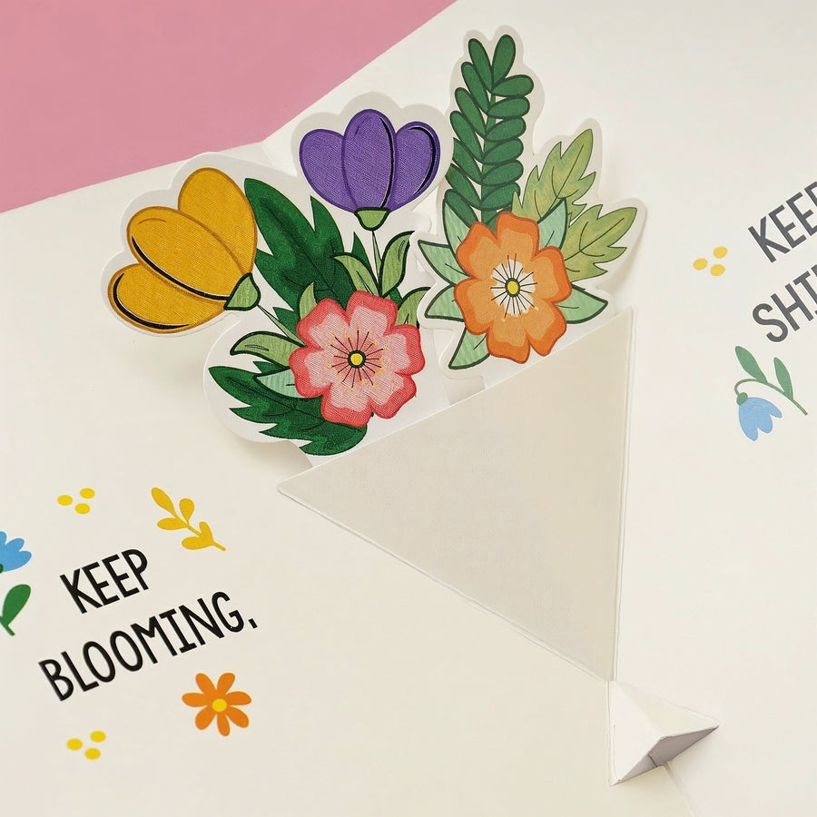 Popup Bouquet Card for Mom