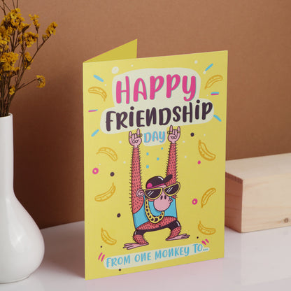 Friendship Monkey Card