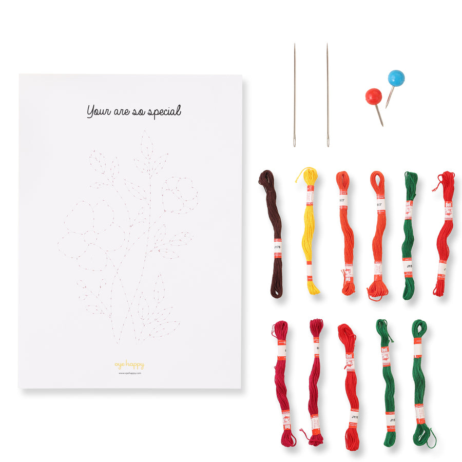 DIY Embroidery Card