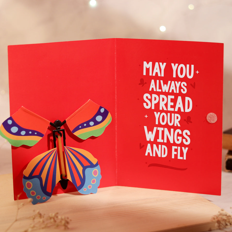 Women’s Day Butterfly Card - Set of 5