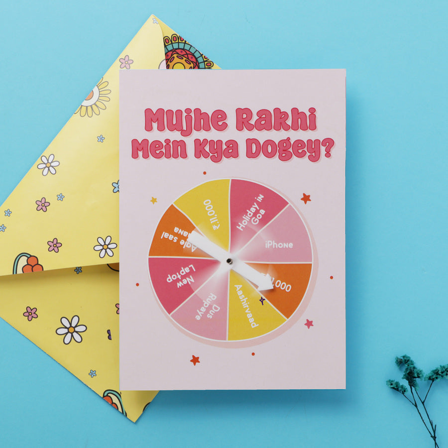 Rakhi ka Gift Spinwheel Card