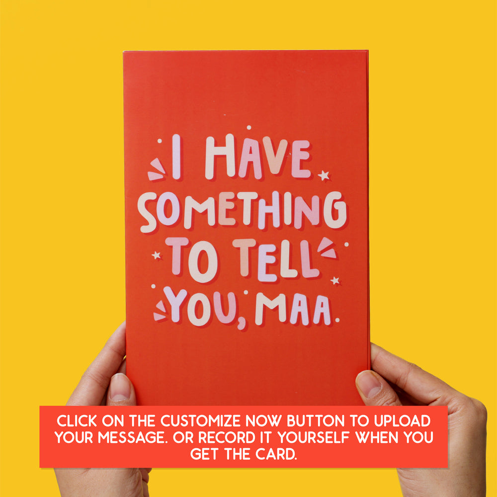 Re-recordable Audio Card for Mom