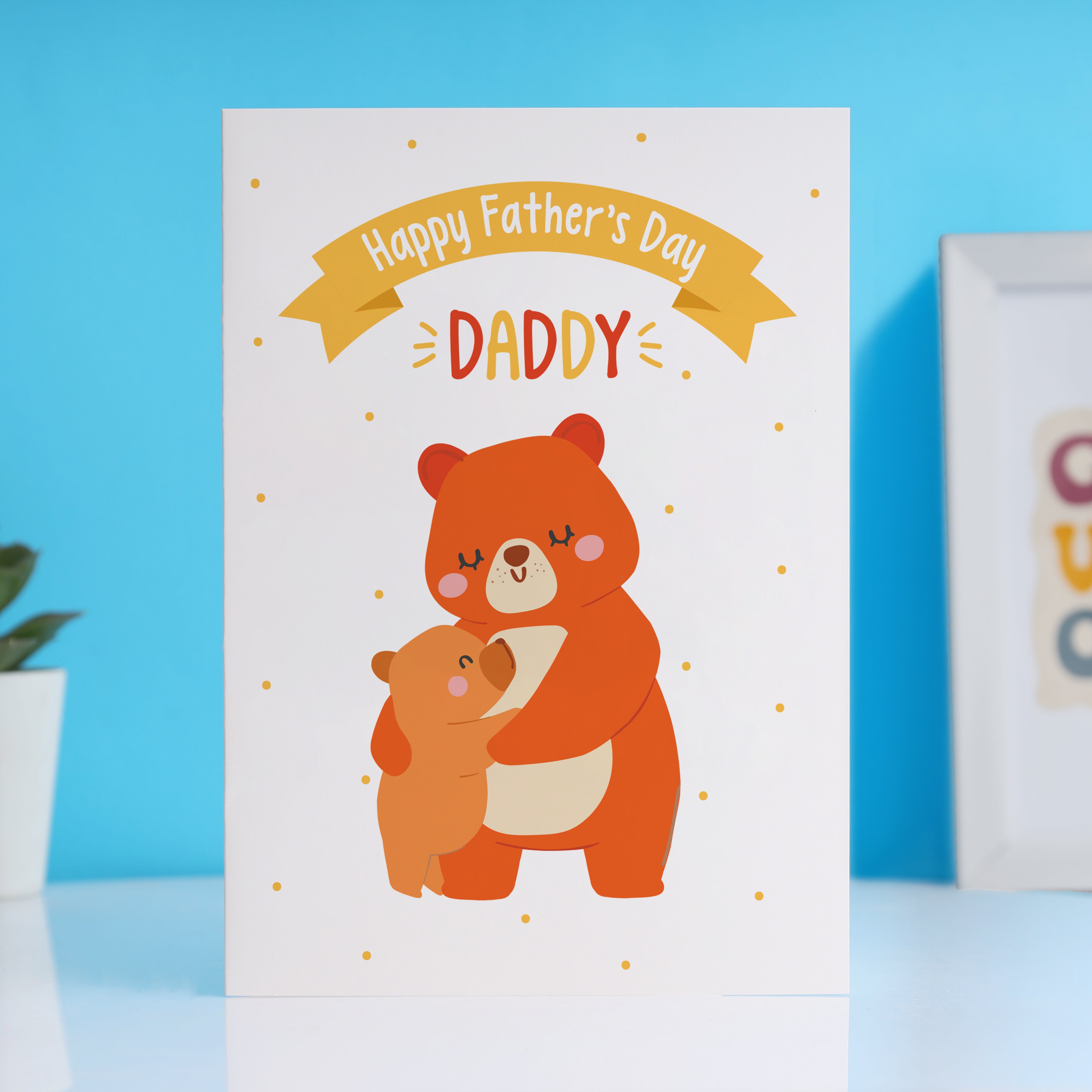 Father's Day Teddy Bear Card