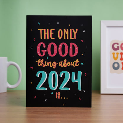 New Year Mirror Card