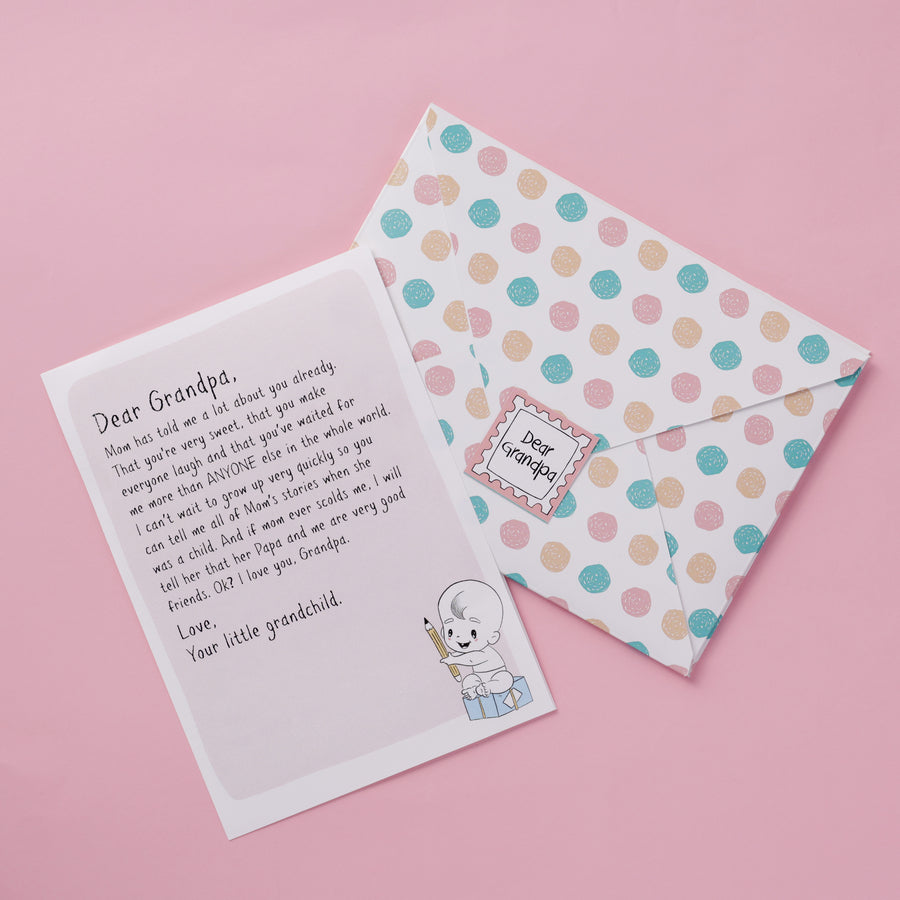 Letter from Baby to family