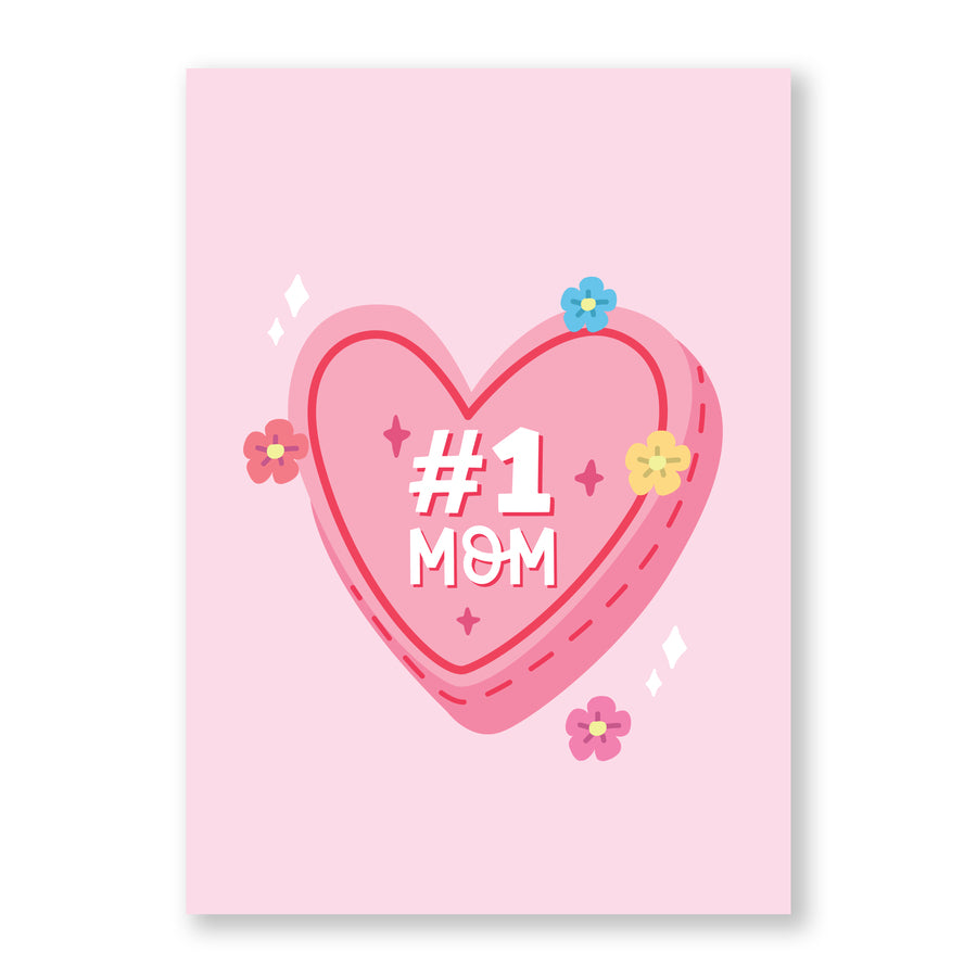 #1 Mom Card
