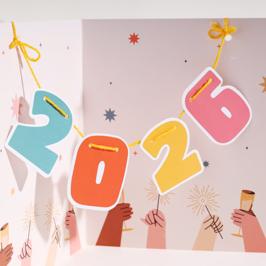 New Year Bunter Card 2026