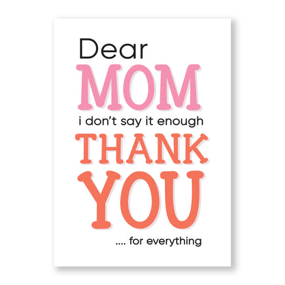 Thank You Mom Card