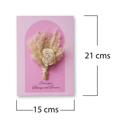 Karwa Chauth Bouquet Card