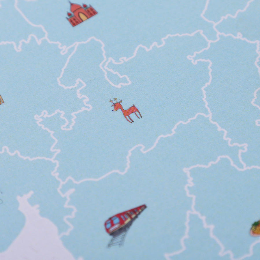 India Map of Memories - A2