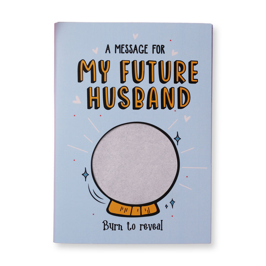 Future Husband Hidden Message Fire Card