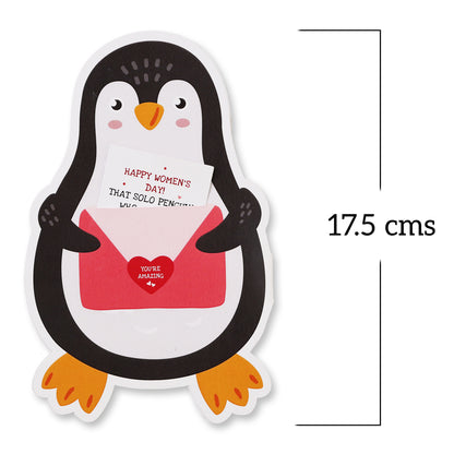 Penguin Cutout Card