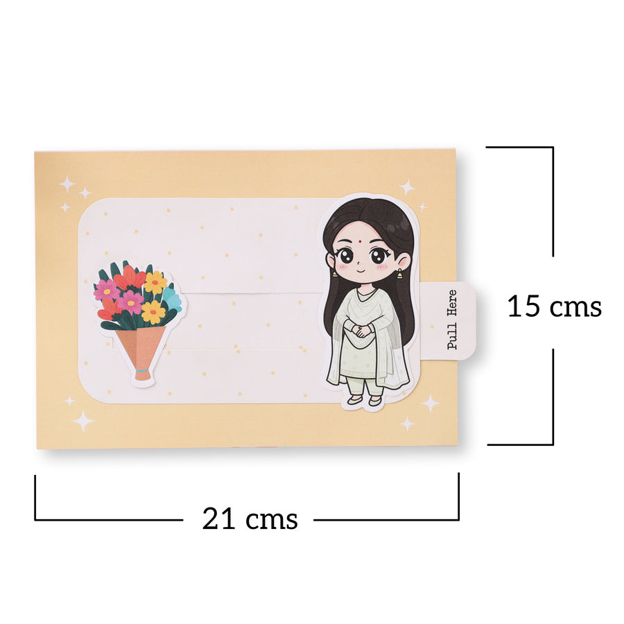 I Love You Maa Sliding Card