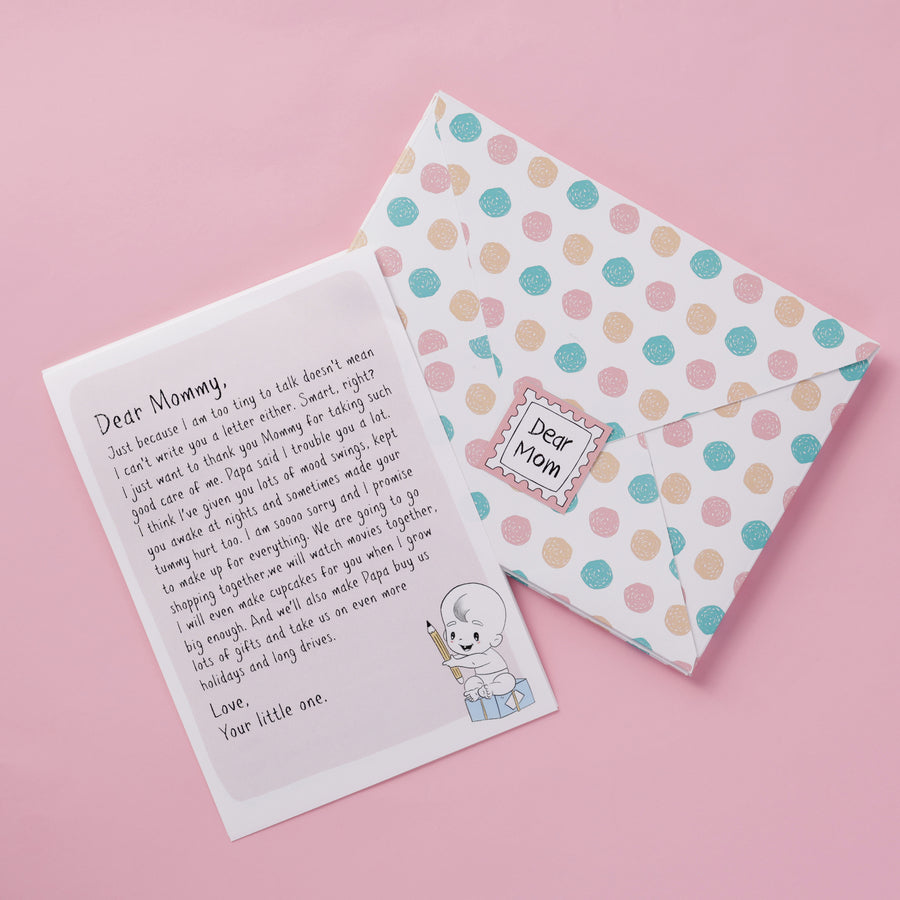 Letter from Baby to family