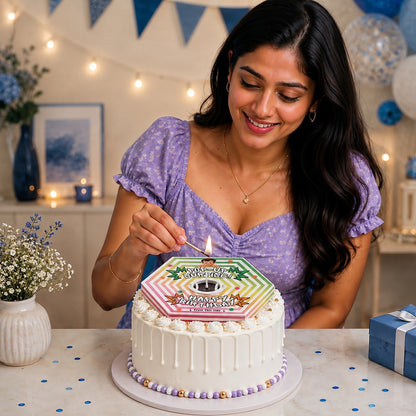 Village Boy Pop-Up Birthday Candle
