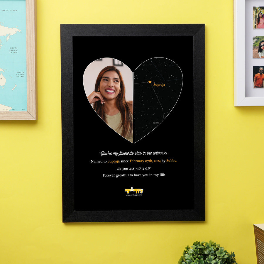 Star - Custom Photo Edition (A4 without Acrylic Glass)