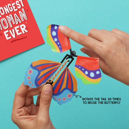 Women’s Day Butterfly Card - Set of 5