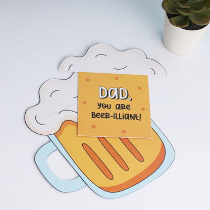 Pull Beer Mug Card