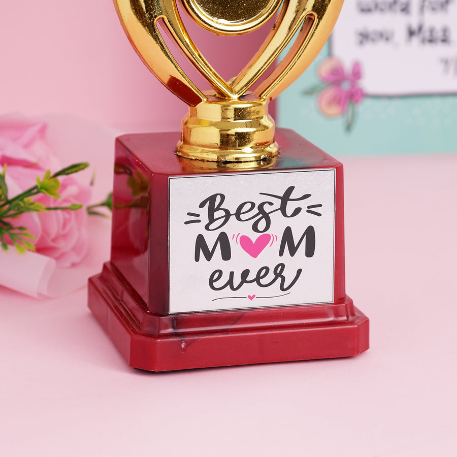 World’s No.1 Mom Trophy Combo