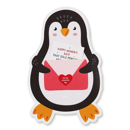 Penguin Cutout Card