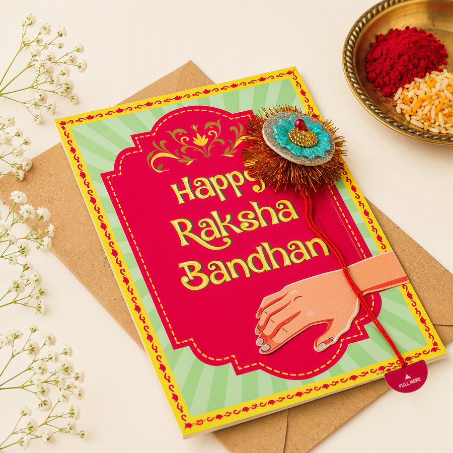 Rakhi Sliding Card