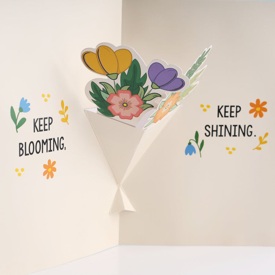 Popup Bouquet Card for Mom
