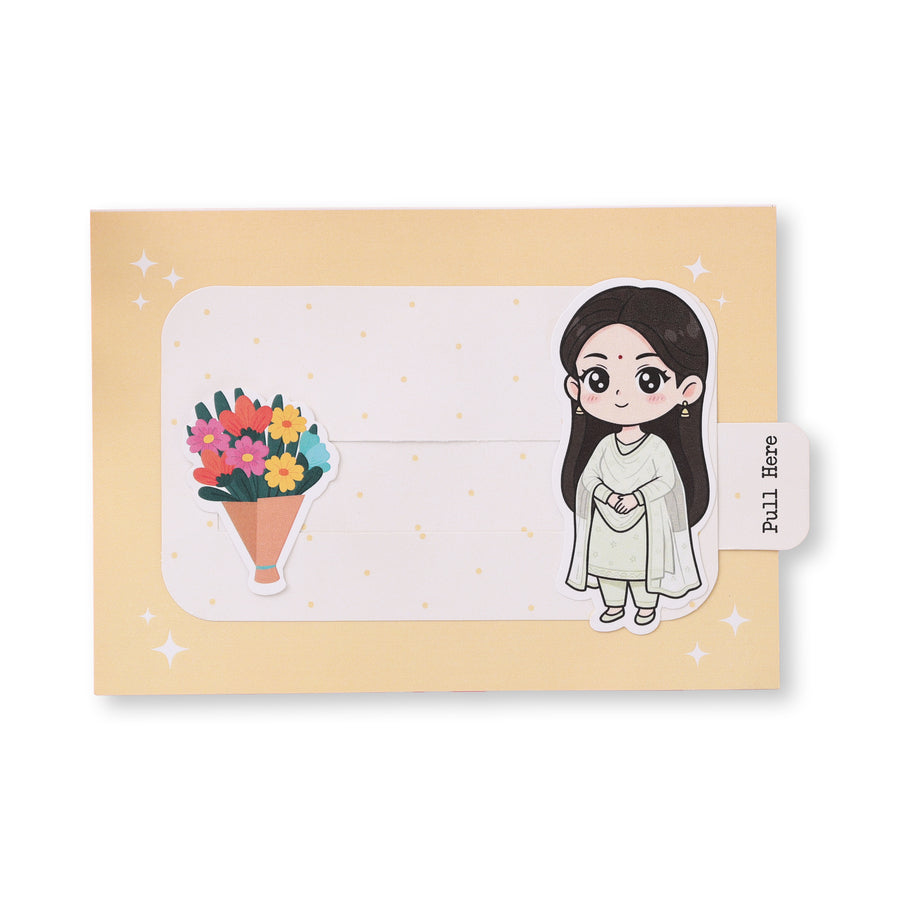 I Love You Maa Sliding Card