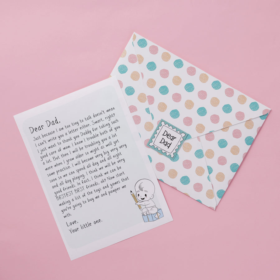 Letter from Baby to family