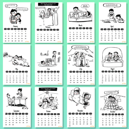Couples Adventure Calendar - Set of 3