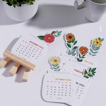 Flower Bouquet Calendar Combo