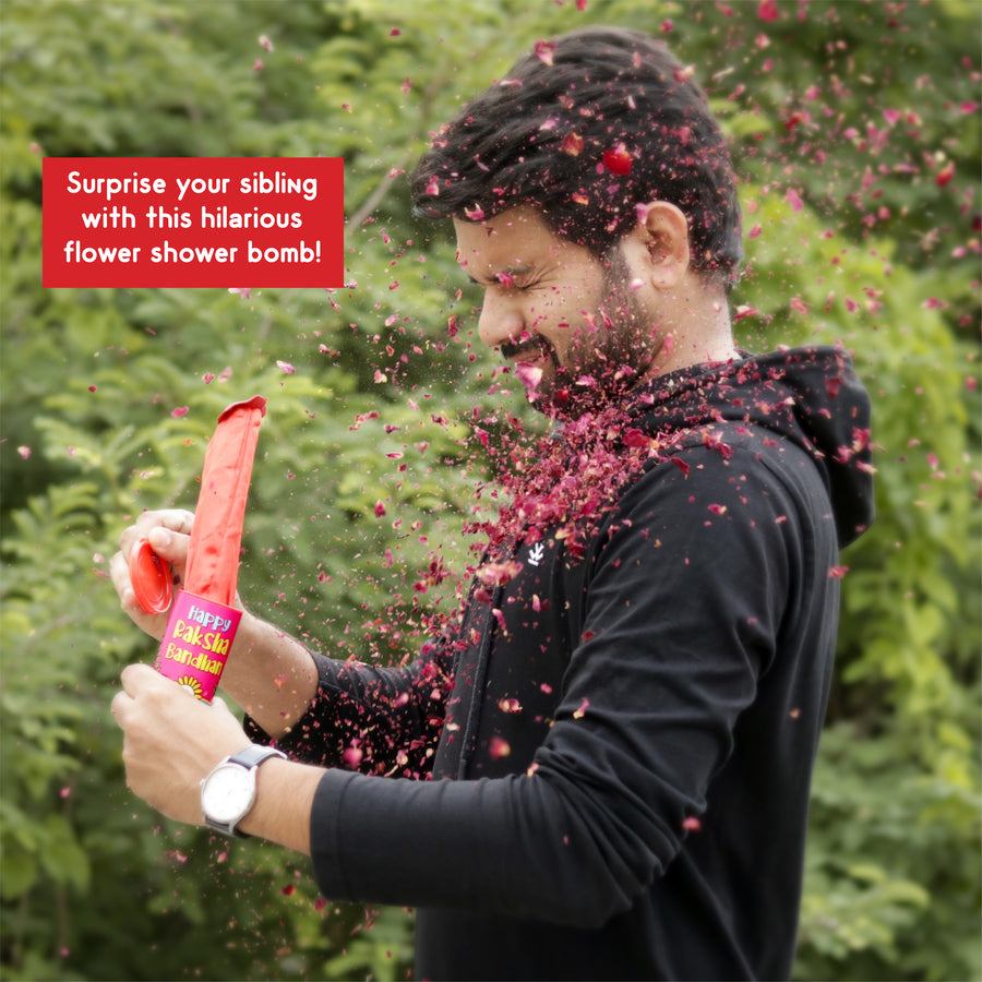 Flower Shower Rakhi Bomb