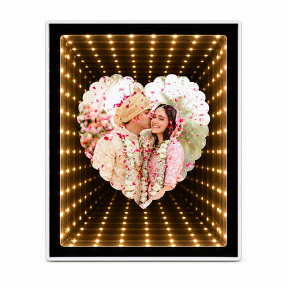 Infinity Glow Heart Frame